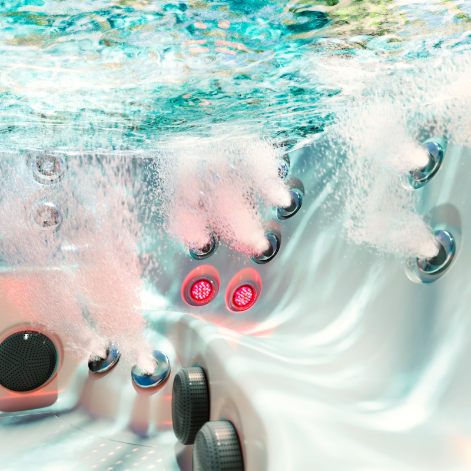 Góc nhìn cận cảnh ghế lounge ôm trọn cơ thể trong J-LX