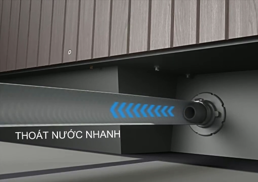 Hệ thống xả QuickDrain® tiện lợi