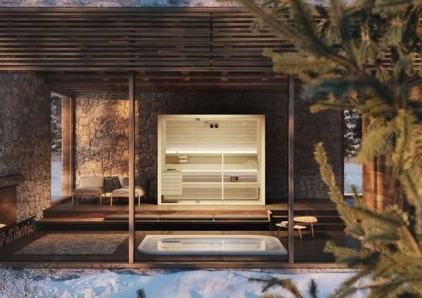 Thiết kế tinh tế của phòng xông hơi Mood